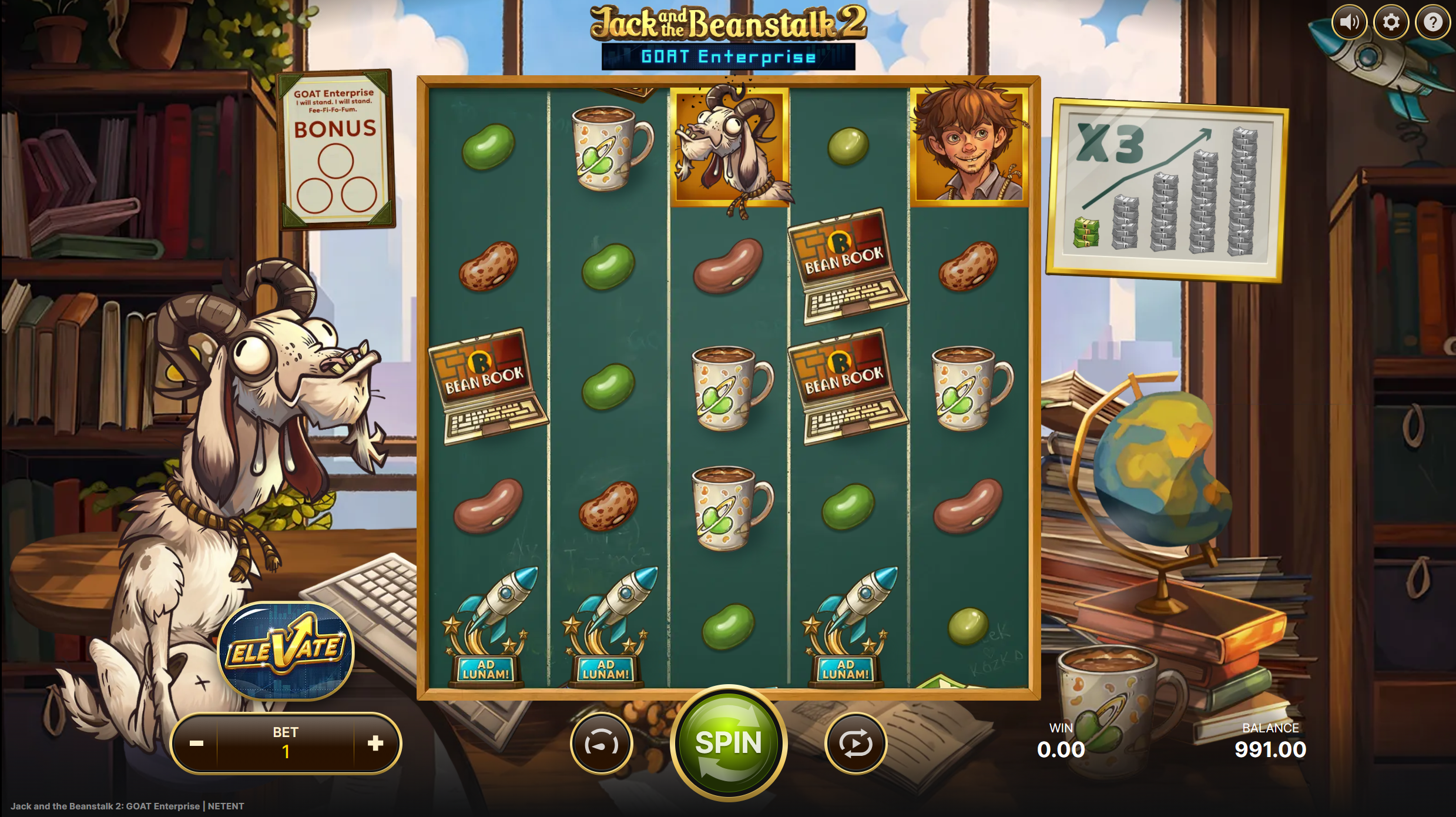 Jack and the Beanstalk 2 (NetEnt)